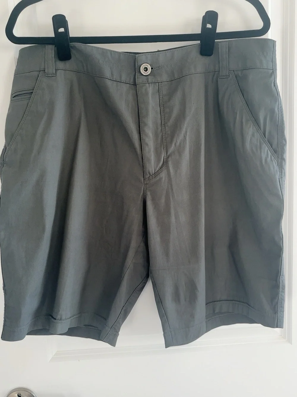 KÜHL Resistor Lite Chino Shorts Mens 36 Gray 5205 Stretch Hiking Outdoor
